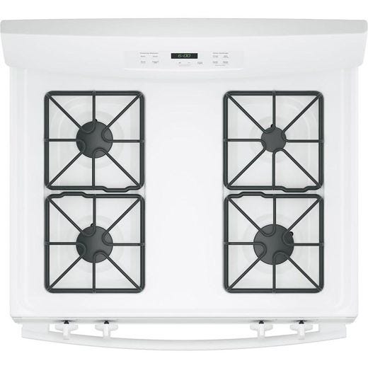 30In Free-Standing Gas Range in White