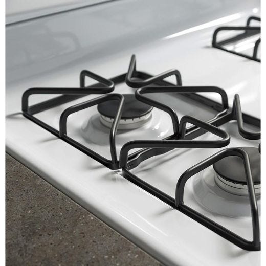 30In Free-Standing Gas Range in White