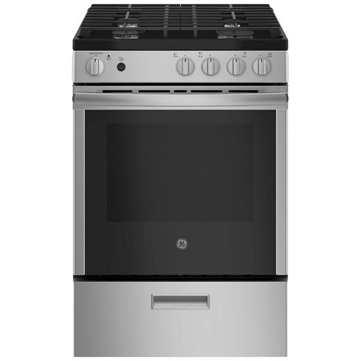 24In Slide-in Gas Range in Stainless Steel