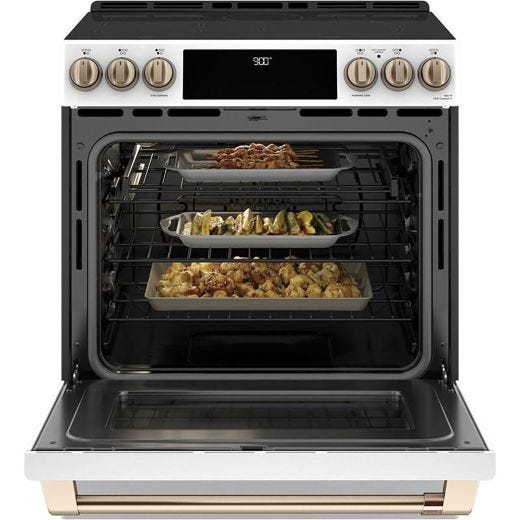 30" Slide-in Induction Range with Warming Drawer