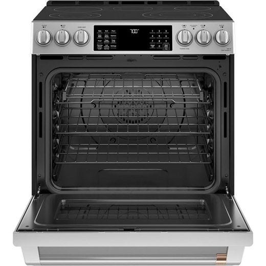 30" Slide-in Electric Range with Warming Drawer