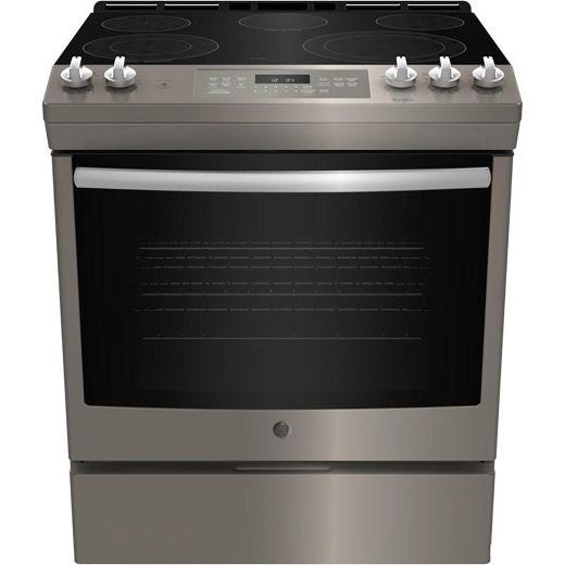 30" Electric Range with Self-cleaning oven & steam clean