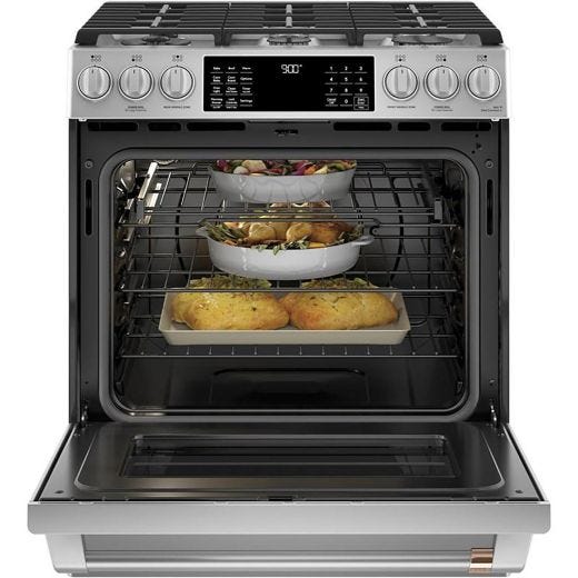 30" Slide-in Dual-Fuel Range with Convection Technology