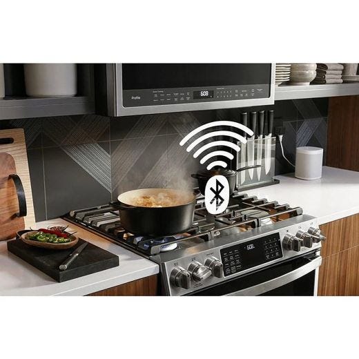 30" Dual Fuel Range with No Preheat Air fry Tech.