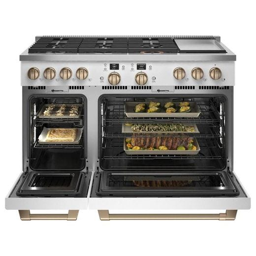 48" 8.25 cu. Ft. Smart Dual-Fuel Commercial Range