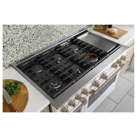 48" 8.25 cu. Ft. Smart Dual-Fuel Commercial Range