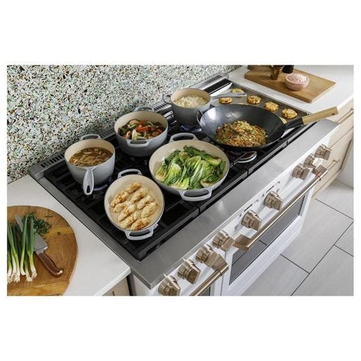 48" 8.25 cu. Ft. Smart Dual-Fuel Commercial Range