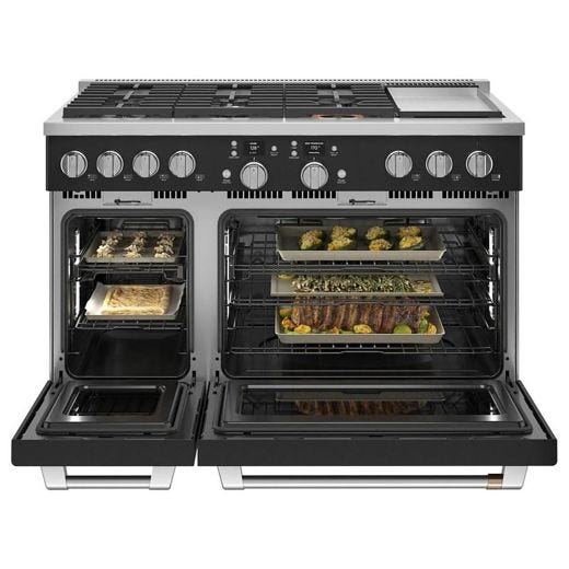 48" 8.25 cu. Ft. Smart Dual-Fuel Commercial Range