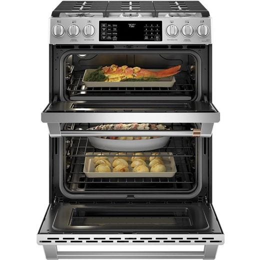 30" Gas Double Oven Range with Convection Technology