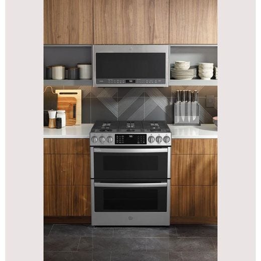 30" Slide-In Double Oven Gas Range with WiFi