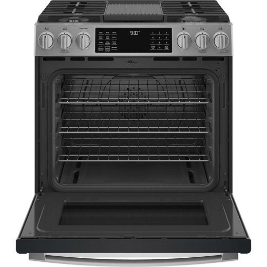 30" Slide-In Convection Gas Range with WiFi Connect