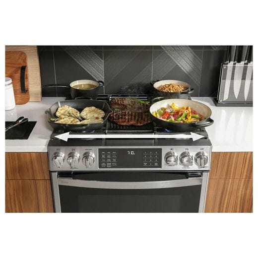30" Slide-In Convection Gas Range with WiFi Connect
