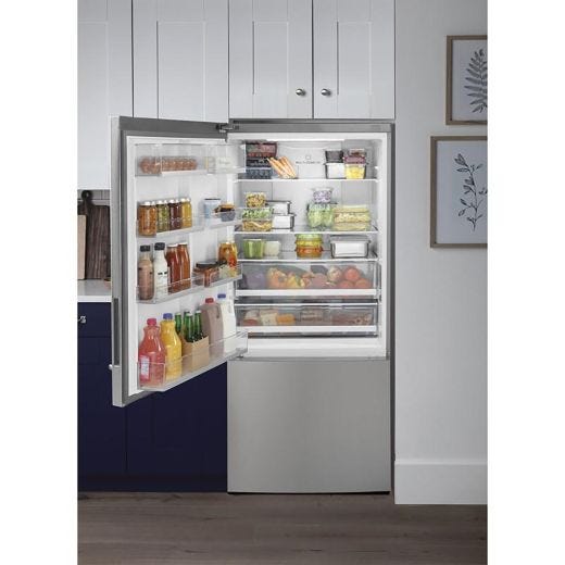 32" 17.7 cu.ft. Counter-Depth Bottom Mount Refrigerator