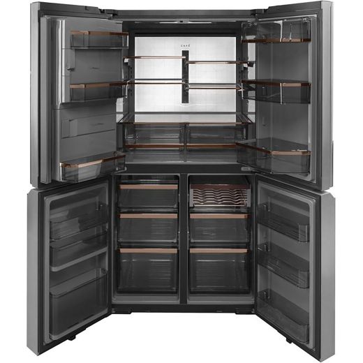 36" 27.4 cu.ft. 4-Door Refrigerator in Platinum Glass