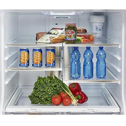 30" 20.8 cu.ft. French Door Bottom-Mount Refrigerator