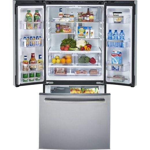 30" 20.8 cu.ft. French Door Bottom-Mount Refrigerator
