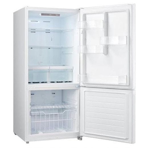 30" 18.6 cu.ft. Bottom Freezer Refrigerator & LED Light