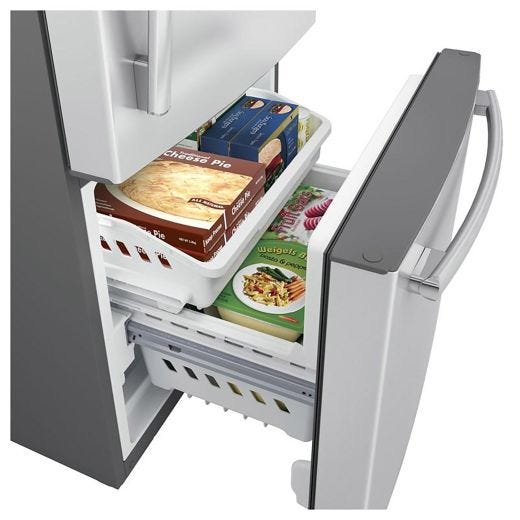 30" 21 cu.ft. Bottom Freezer Refrigerator w/ Interior Ice