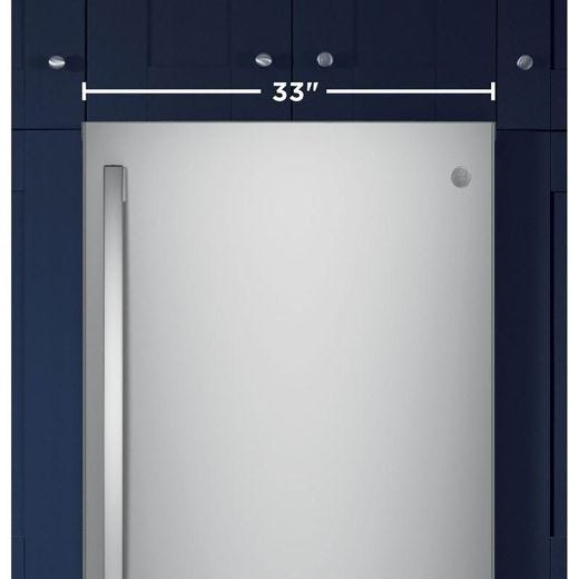 33" 24.8 cu.ft. Bottom Freezer Refrigerator
