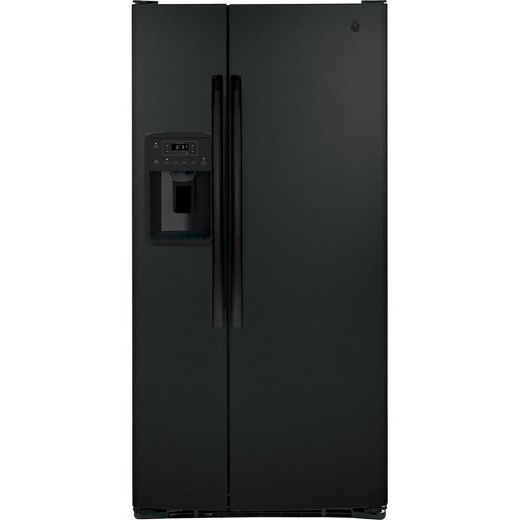 33" 23 cu.ft. Side-By-Side Refrigerator with Water & Ice