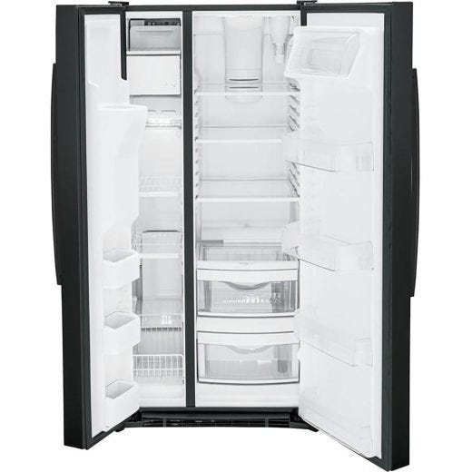 33" 23 cu.ft. Side-By-Side Refrigerator with Water & Ice