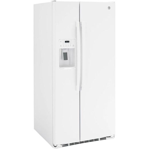 33" 23 cu.ft. Side-By-Side Refrigerator with Water & Ice