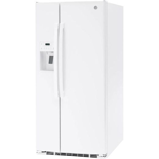 33" 23 cu.ft. Side-By-Side Refrigerator with Water & Ice