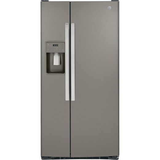 33" 23 cu.ft. Side-By-Side Refrigerator with Water & Ice