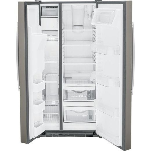 33" 23 cu.ft. Side-By-Side Refrigerator with Water & Ice