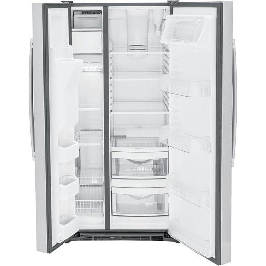 33" 23 cu.ft. Side-By-Side Refrigerator with Water & Ice