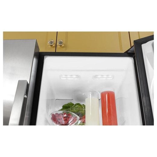 33" 23 cu.ft. Side-By-Side Refrigerator with Water & Ice