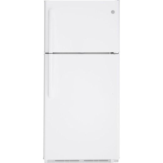 30" 18 cu. Ft. Top Mount No Frost Refrigerator in White