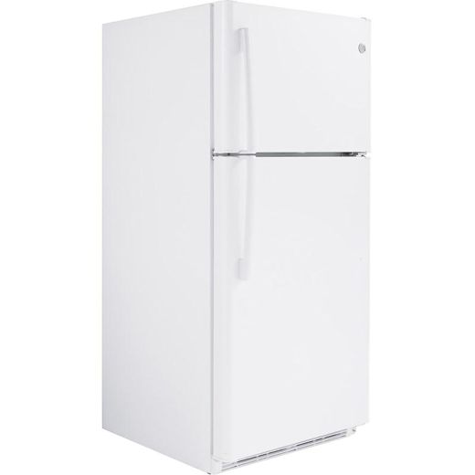 30" 18 cu. Ft. Top Mount No Frost Refrigerator in White