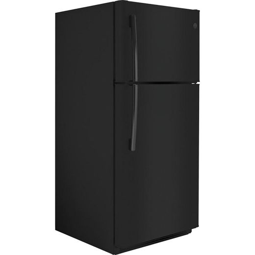 30" 18 cu.ft. Top-Freezer Refrigerator - Black