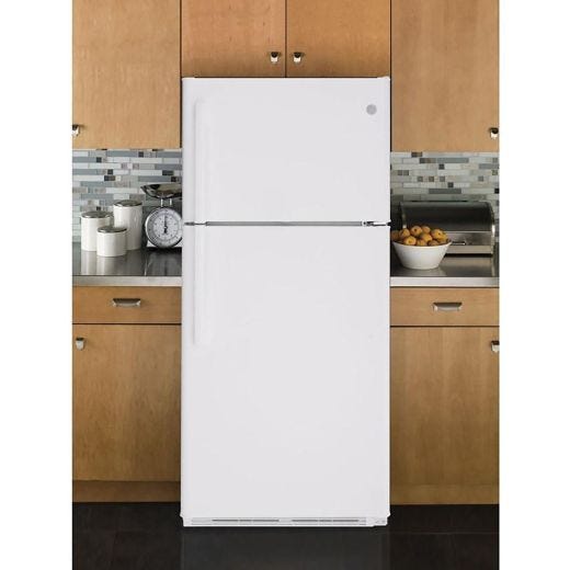30" 18 cu.ft. Top-Freezer Refrigerator White