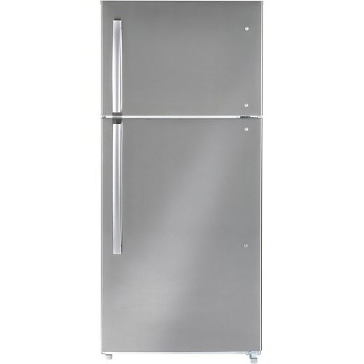 18 cu.ft. Top Freezer Refrigerator Stainless Steel