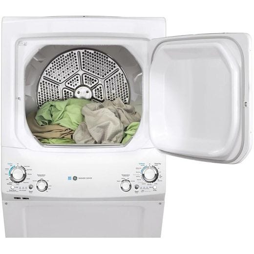Stacked Washer/Dryer Electric Laundry Center 27"