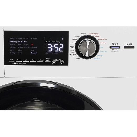 24" 2.4 cu.ft. Front Load Washer/Condenser Dryer Combo