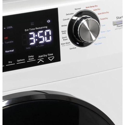 24" 2.4 cu.ft. Front Load Washer/Condenser Dryer Combo