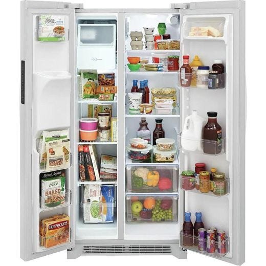 33" 22.2 cu.ft. Side-by-Side Refrigerator