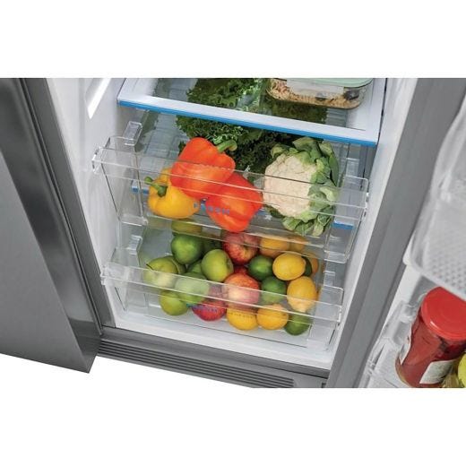 36" 25.6 cu.ft. Side-by-Side Refrigerator w/ Ice & Water
