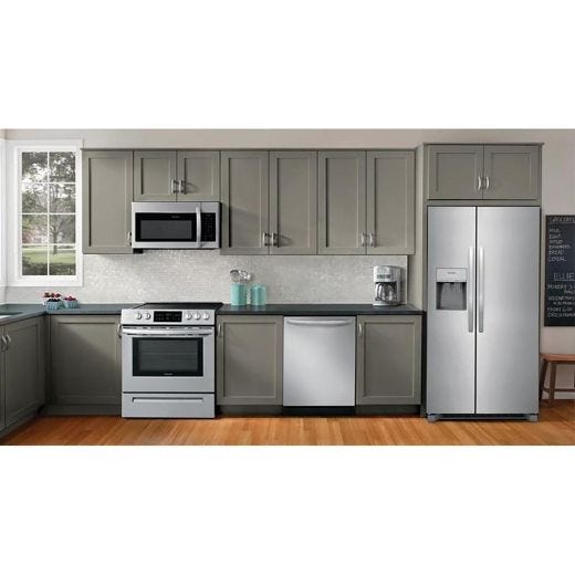 36" 25.6 cu.ft. Side-by-Side Refrigerator w/ Ice & Water