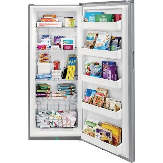 15.5cf Upright Freezer with EvenTemp® Cooling