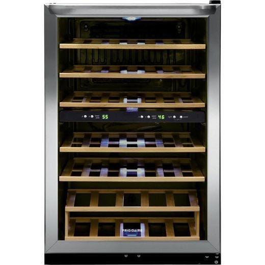 45 Bottle Two-Zone Wine Cooler