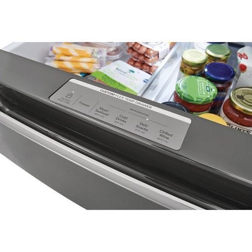 French 4-Door Refrigerator w/ External Water & Ice Dispenser