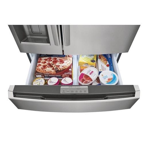 French 4-Door Refrigerator w/ External Water & Ice Dispenser