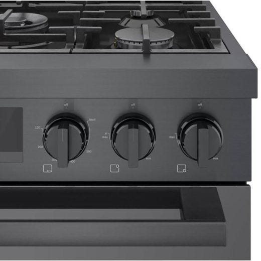 Cuisinière amovible à gaz de 30 po. à technologie convection