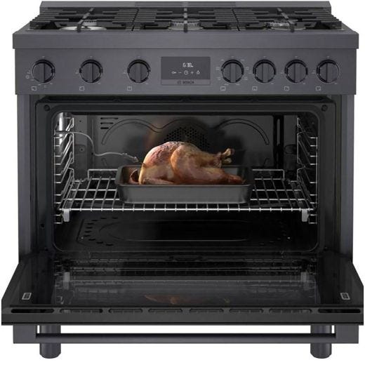 36" Dual Fuel Range w/ European Convection Tech