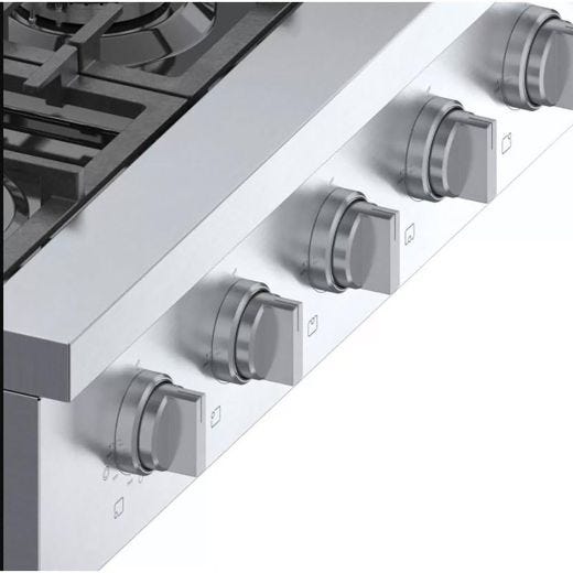 36" Built-in Gas Rangetop with OptiSim® Burner
