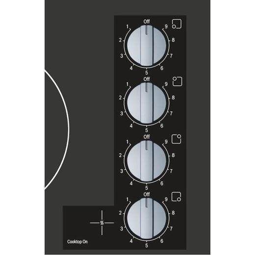 24" Built-in Electric Cooktop
